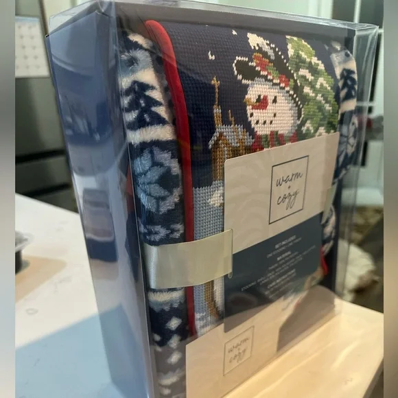 Warm & Cosy Stocking Quilt Set NIB